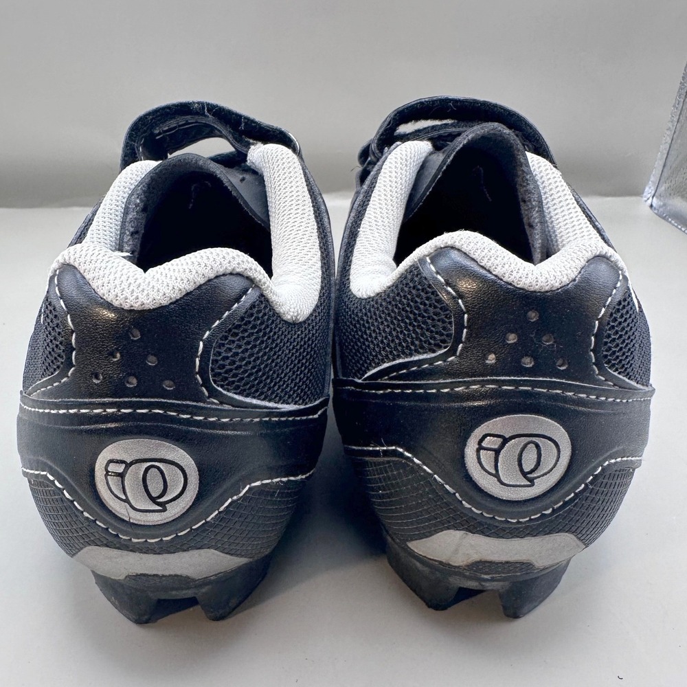 Pearl Izumi Cycling Shoes Women 40 Black MTB Spin Shimano SPD Cleats Straps - Picture 4 of 8